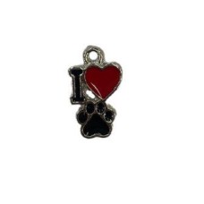 PFD375- PINGENTE DE METAL LOVE PET