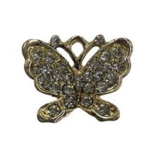 PES0229 - PINGENTE DE STRASS BORBOLETA