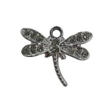 PES0230 - PINGENTE DE STRASS BORBOLETA