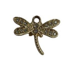 PES0231 - PINGENTE DE STRASS BORBOLETA